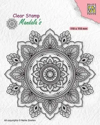 Clear Stamp Mandalas Sunflower 1