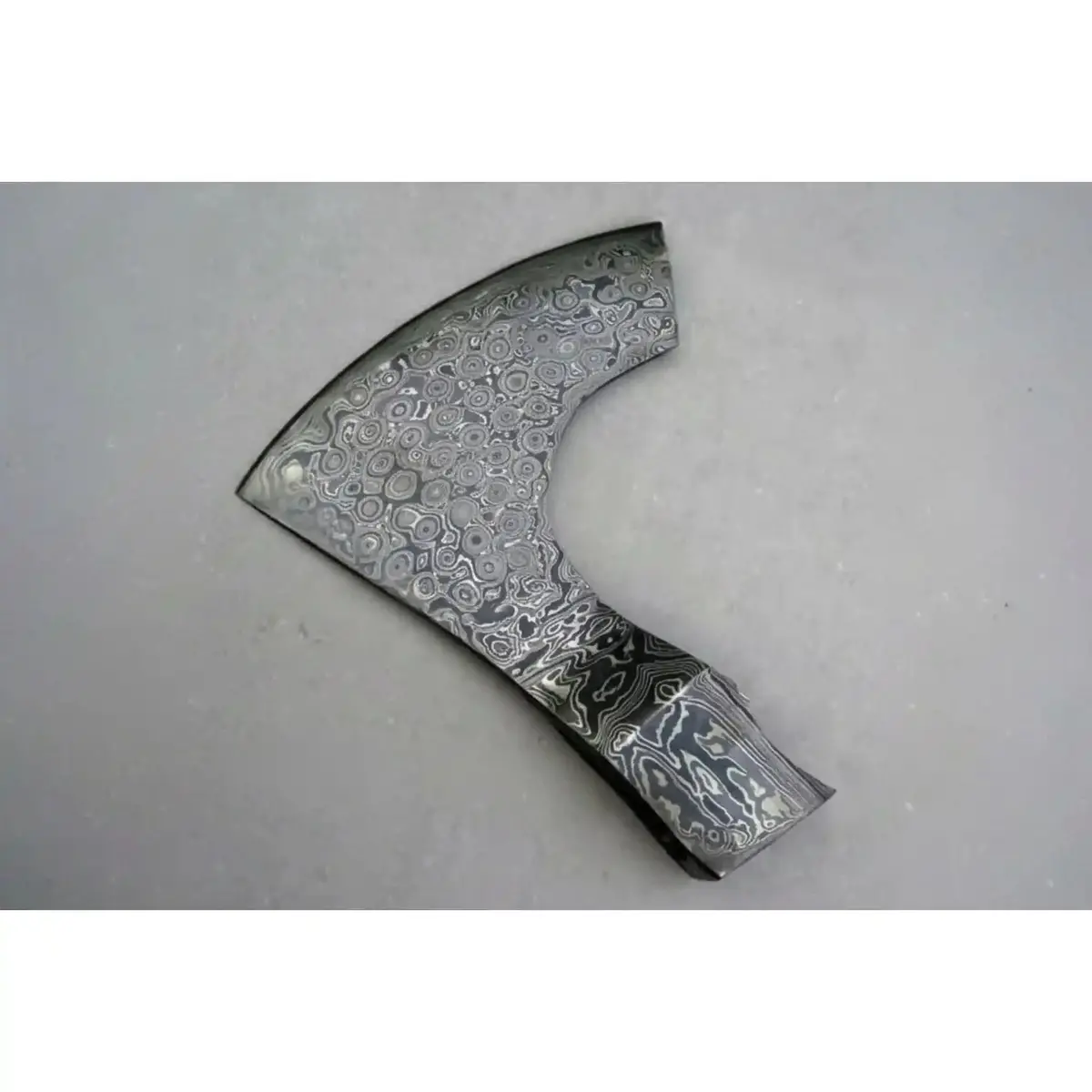 Handmade Viking Bearded Axe Head Blank - Pattern Welded Steel | Jw Steelcrafts 1