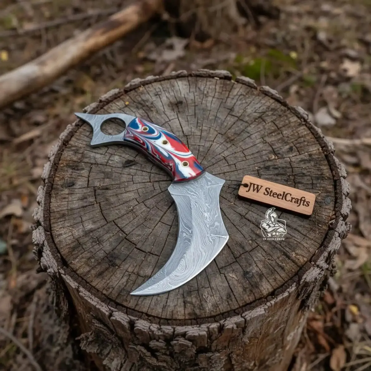 Custom Hand Forged Du Hoc Karambit Knife 1