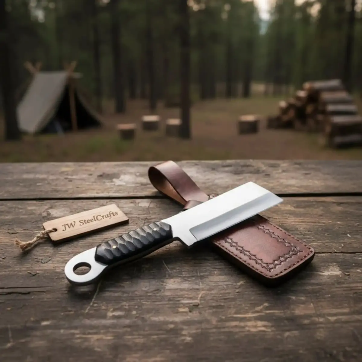 Custom Hand Made D2 Steel Tanto Knife  Mb-0094 1