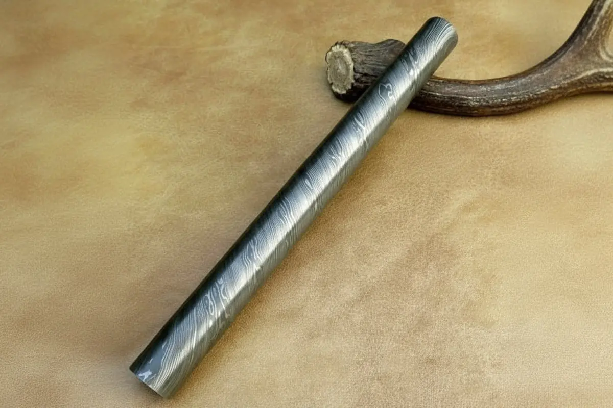 Custom Hand Made Damascus Sword Blank Blade De-0065 1