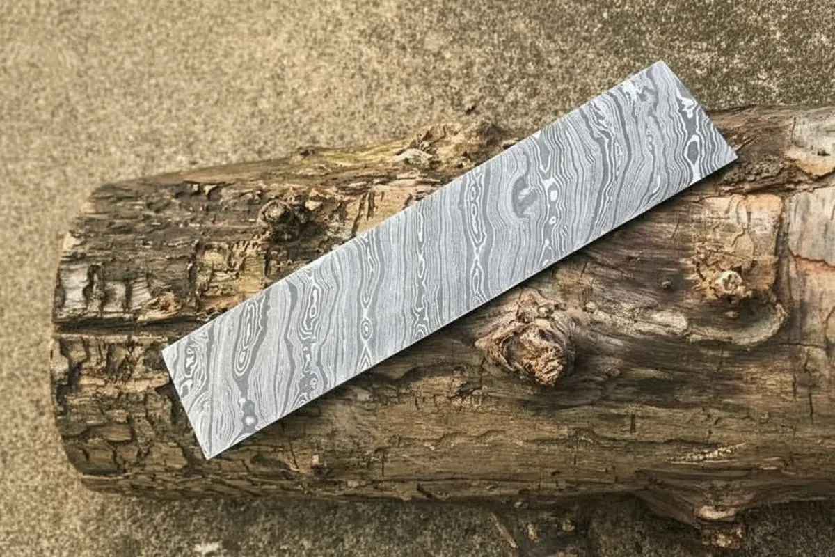 Custom Handmade Damascus Steel 10” Blank Billet- Blade For Knife Making De-46 1