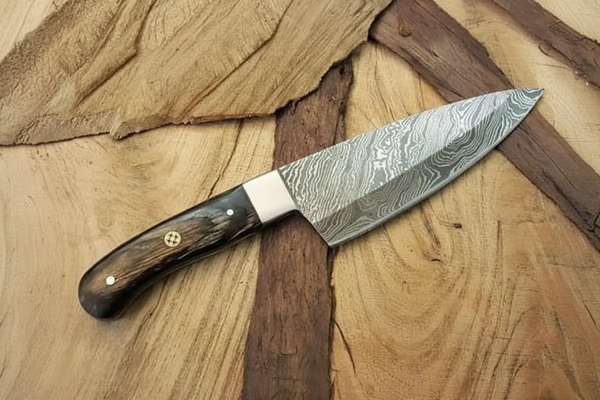 Custom Handmade Damascus Steel Full Tang  Chef Knife / Vegetable Knife  / Kitchen Knife Dk-0128 1