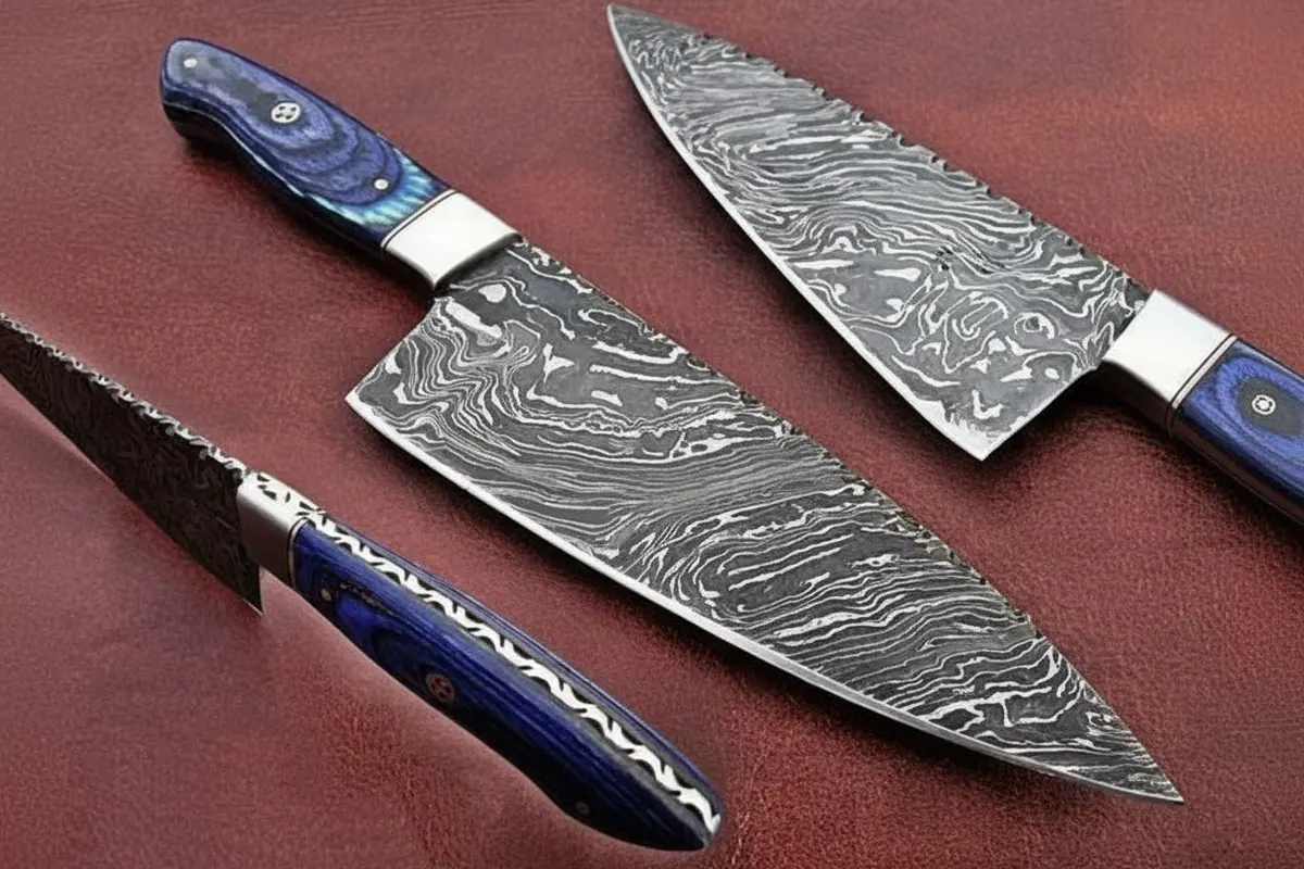 Custom Handmade Damascus Steel Full Tang  Chef Knife / Vegetable Knife  / Kitchen Knife Dk-0130 1