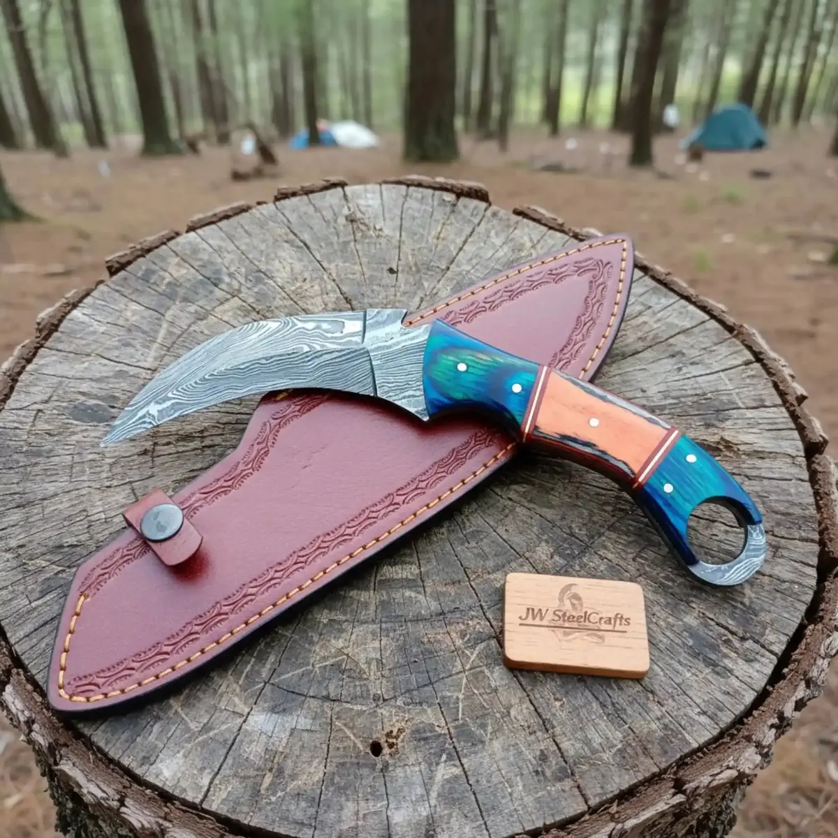 Custom Made Hand Forged Karambit Knife 1