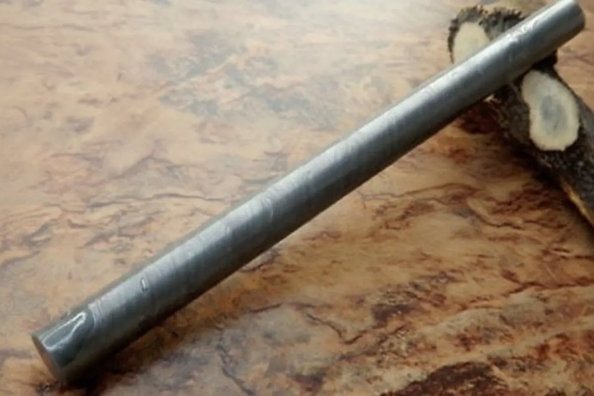 8 Inch Handmade Damascus Steel Round Rod For Rings Guards And Jewelry Making 30 Mm 1
