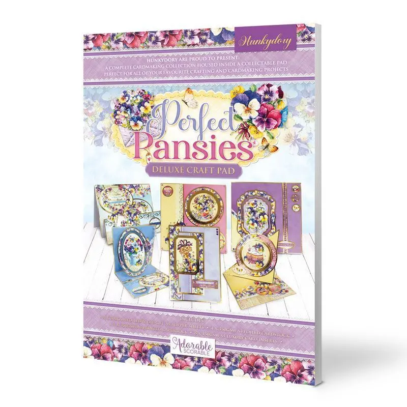 Deluxe Craft Pads - Perfect Pansies 1