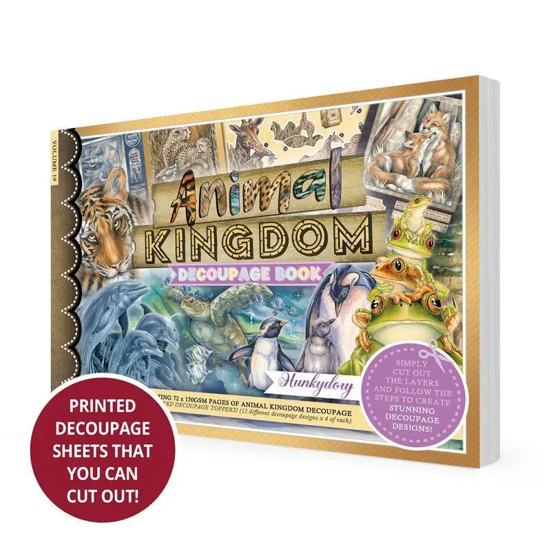 Animal Kingdom Decoupage Book 1