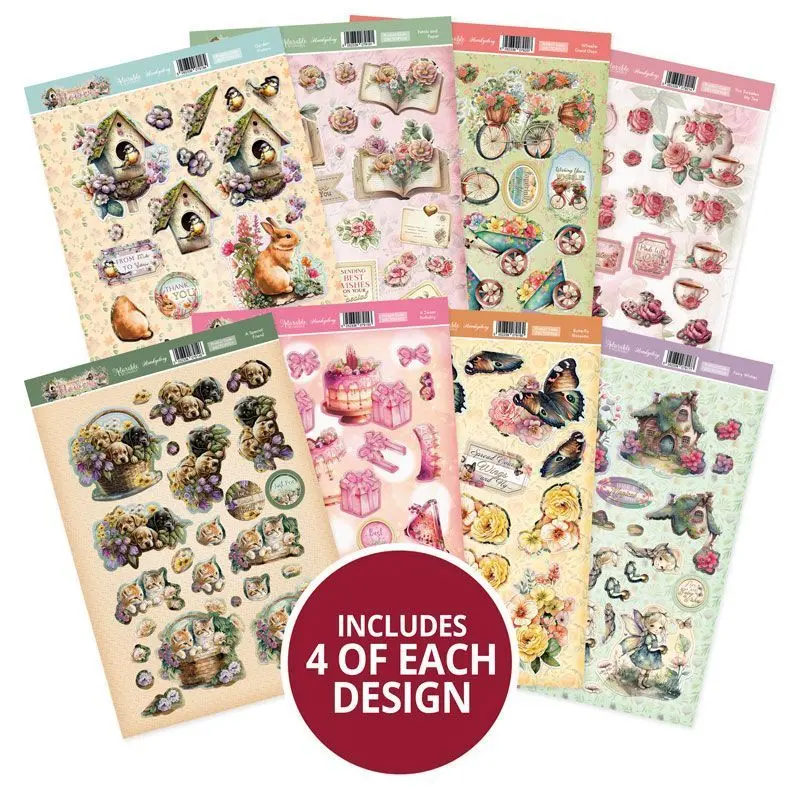 Amongst The Flowers Decoupage Topper Collection 1