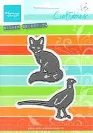 Marianne Design: Craftables Dies - Tiny's Animals - Fox & Pheasant 1