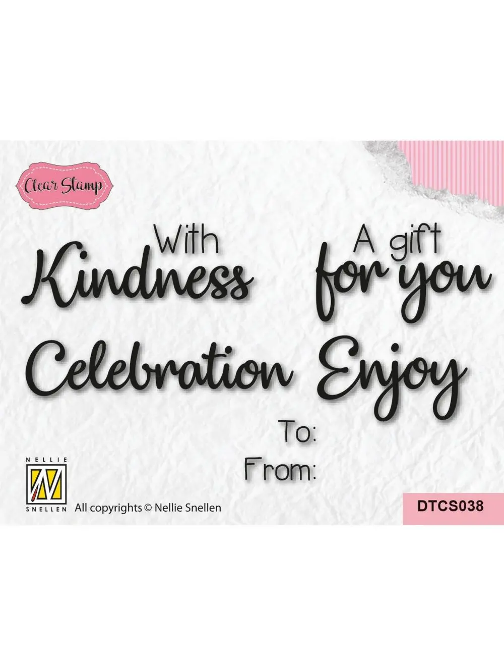 Nellie's Choice - Clear Stamp With Love 1
