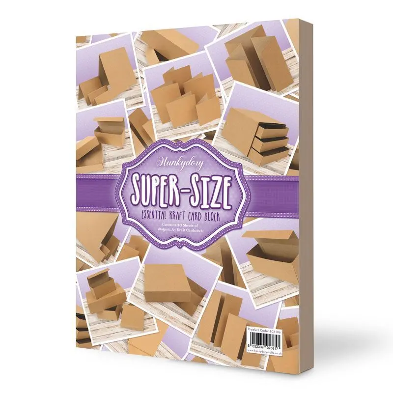 Super-Size Essential Kraft Card Block 1