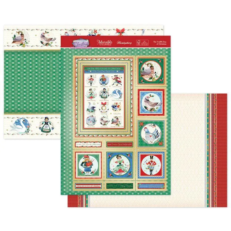 The Twelfth Day Of Christmas Luxury Topper Set 1