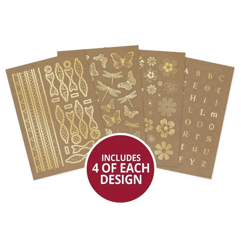 Kraft Card Embellishment Selection 1