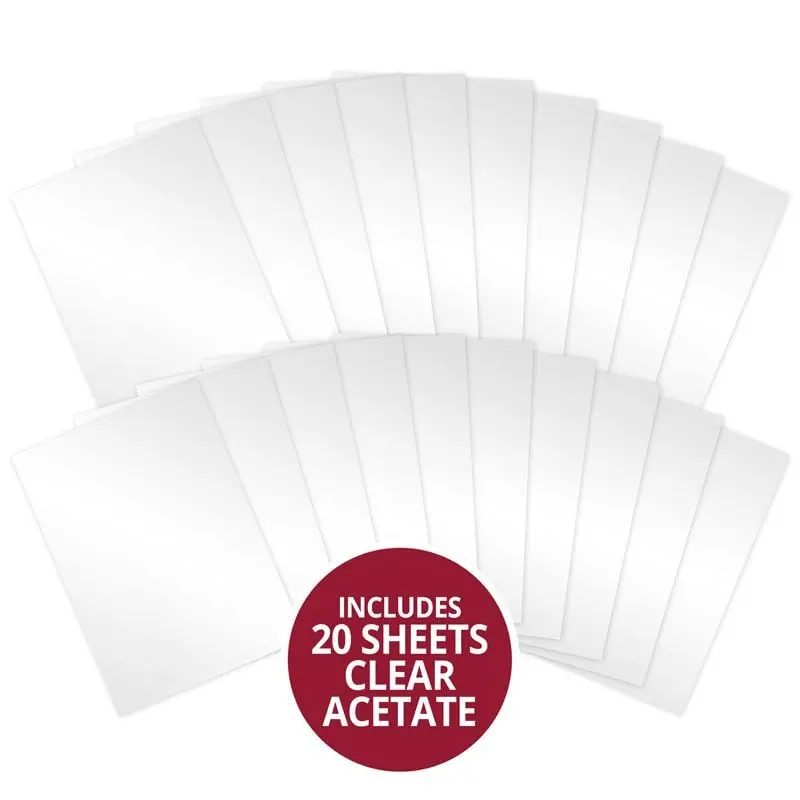 Clear Acetate - 140 Micron X 20 Sheets 1
