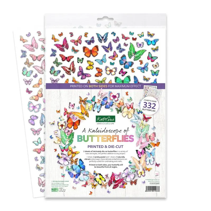 Die Cut Decoupage - A Kaleidoscope Of Butterflies (2 Pack) 1