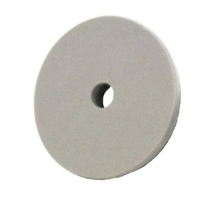Presta Pace™ 890194 Single Sided Heavy Cut Cutting Pad, 6-1/2 In Dia, Hook And Loop Attachment, Foam Pad, Gray 1