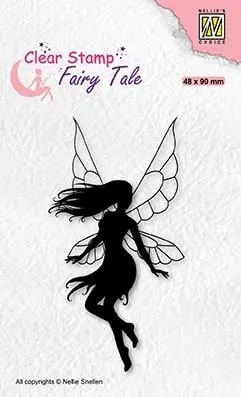 Nellie's Choice Clear Stamp Fairy Tales Dancing Elf-1 1