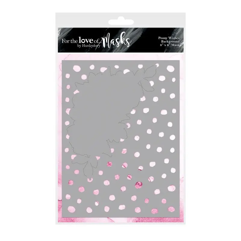 For The Love Of Masks - Peony Wishes Background Mask 1