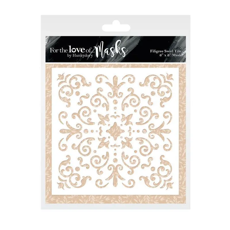 For The Love Of Masks - Filigree Swirl Tile 1