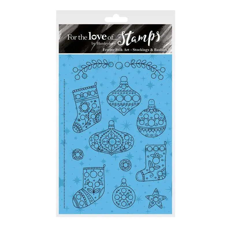 For The Love Of Stamps - Stockings & Baubles 1