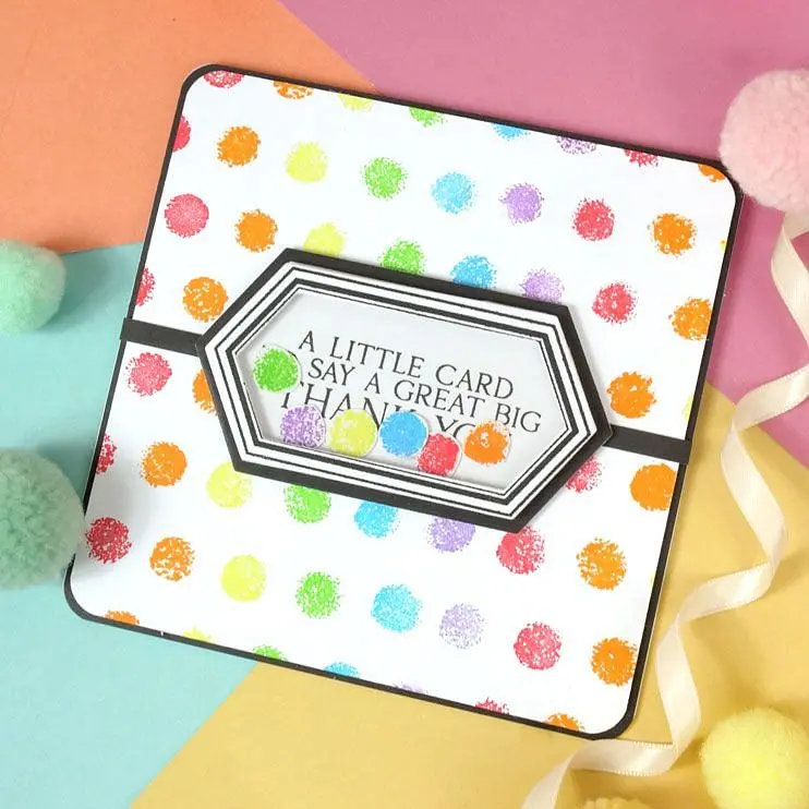 For The Love Of Stamps - Speckled Dots Background 2