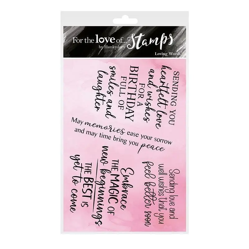 For The Love Of Stamps - Loving Words 1
