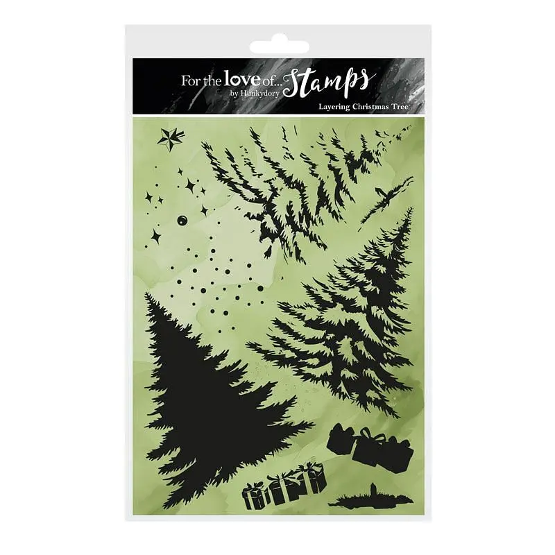 For The Love Of Stamps - Layering Christmas Tree 1