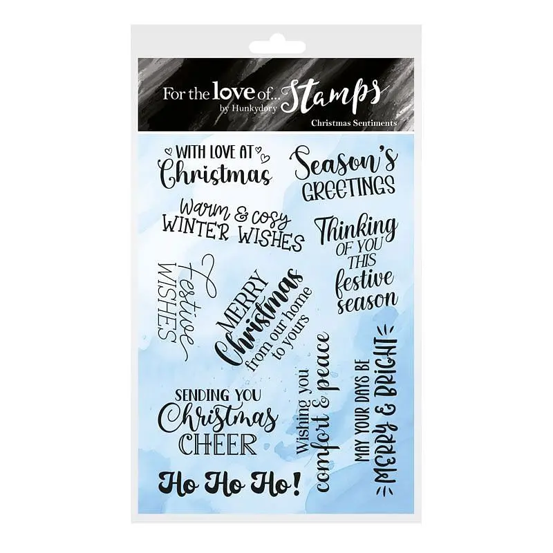 For The Love Of Stamps - Christmas Sentiments 1