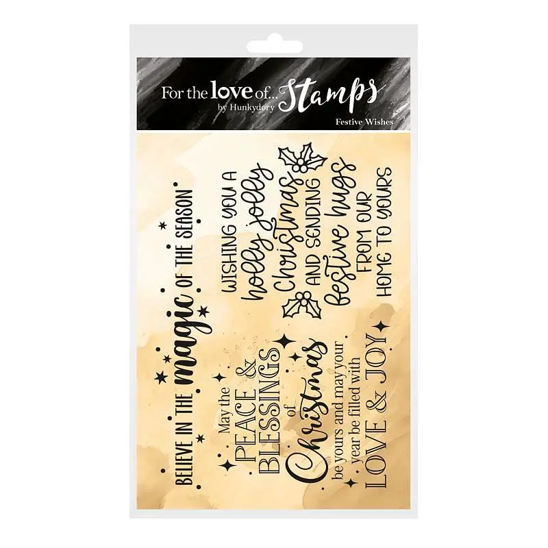 For The Love Of Stamps - Festive Wishes 1