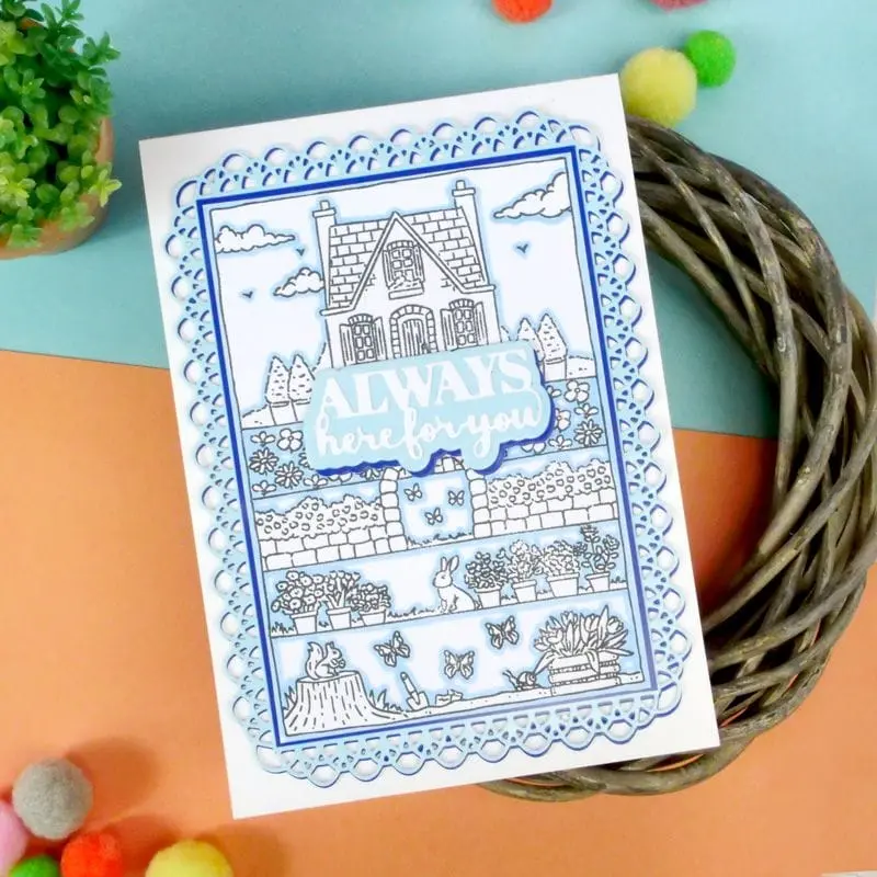 For The Love Of Stamps - The Cottage Garden 2