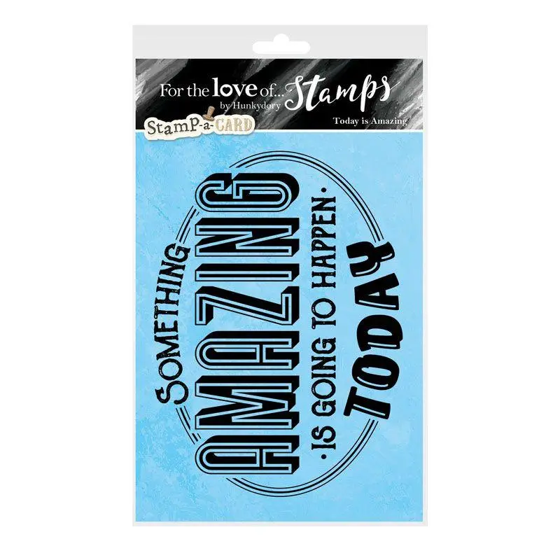 For The Love Of Stamps - Today Is Amazing A6 Stamp Set 1