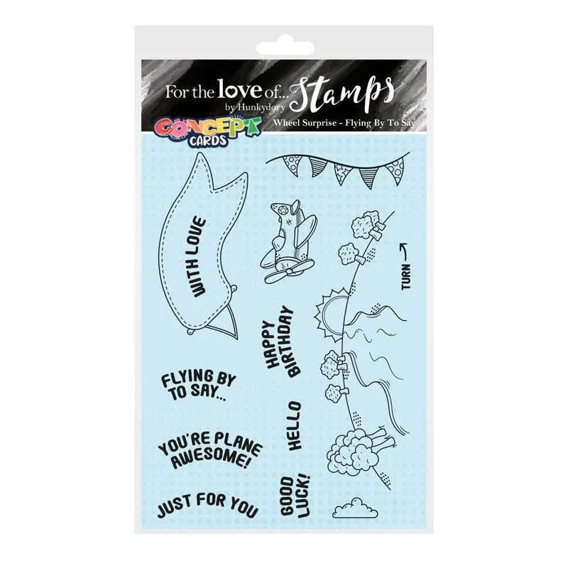 For The Love Of Stamps - Wheel Surprise - Flying By To Say 1