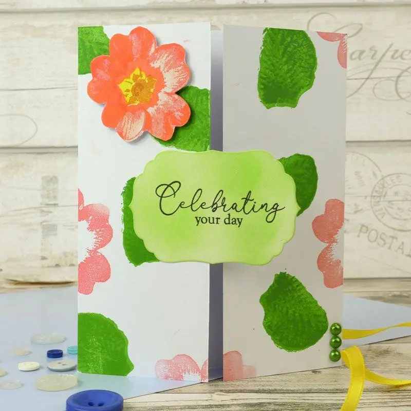 For The Love Of Stamps - Layering Primrose A5 Stamp Set 2