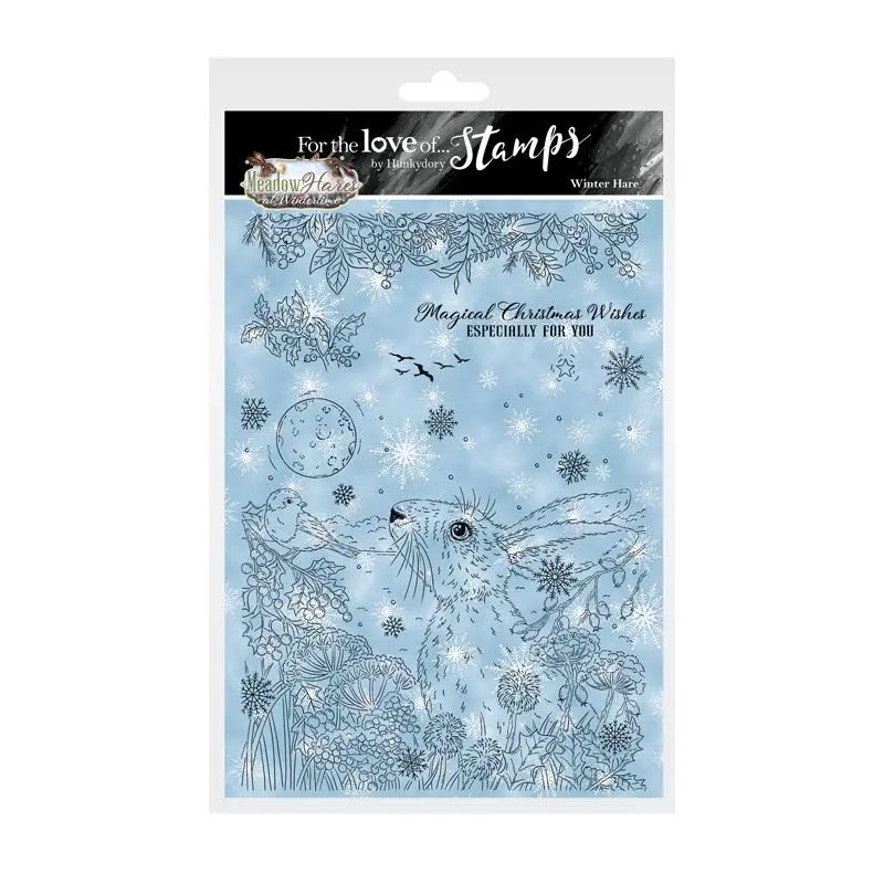 For The Love Of Stamps - Winter Hare A5 Stamp Set 1