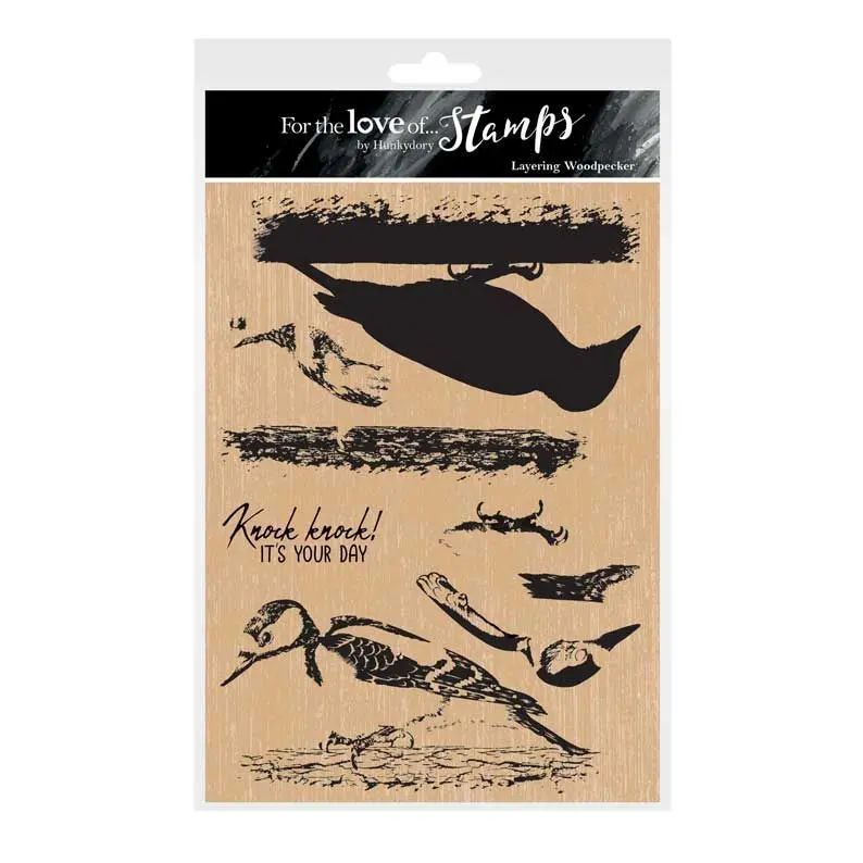For The Love Of Stamps - Layering Woodpecker 1