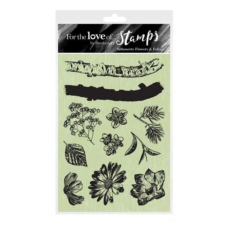 For The Love Of Stamps - Silhouette Flowers & Foliage 1