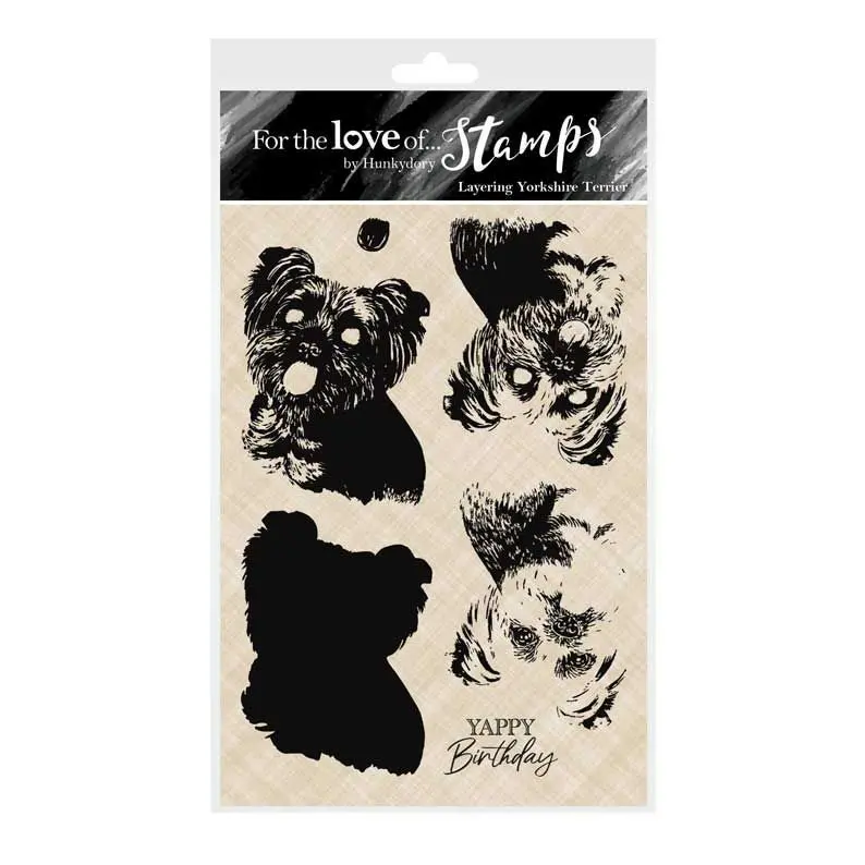 For The Love Of Stamps - Layering Yorkshire Terrier 1