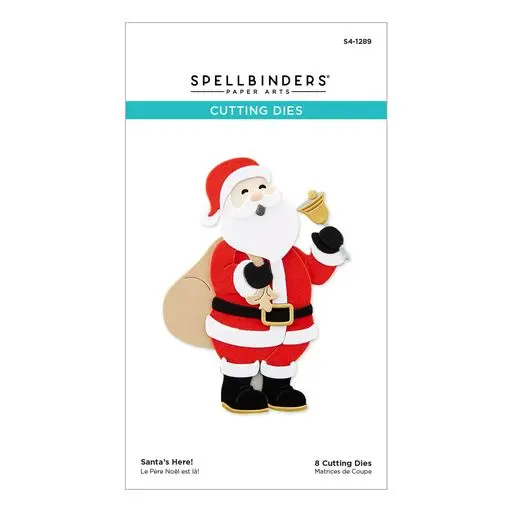 Santa's Here! Etched Dies From The Classic Christmas Collection 1