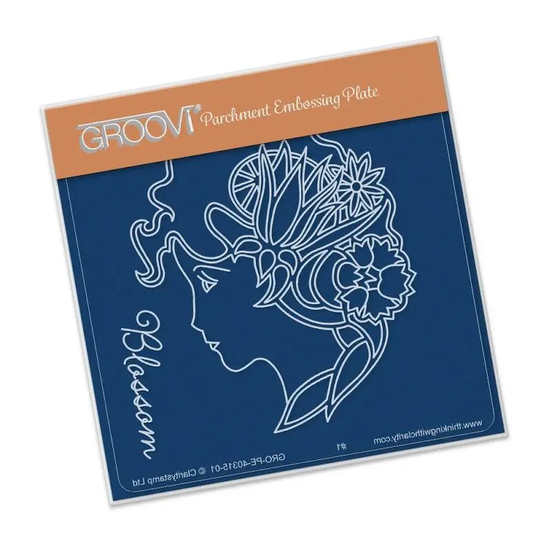 Groovi Blossom Cameo A6 Plate 1