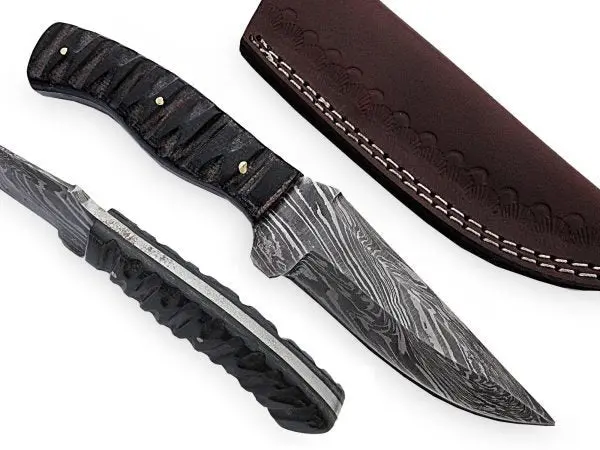 Handmade Bush-Craft Knife Damascus Steel Dk-0401 1