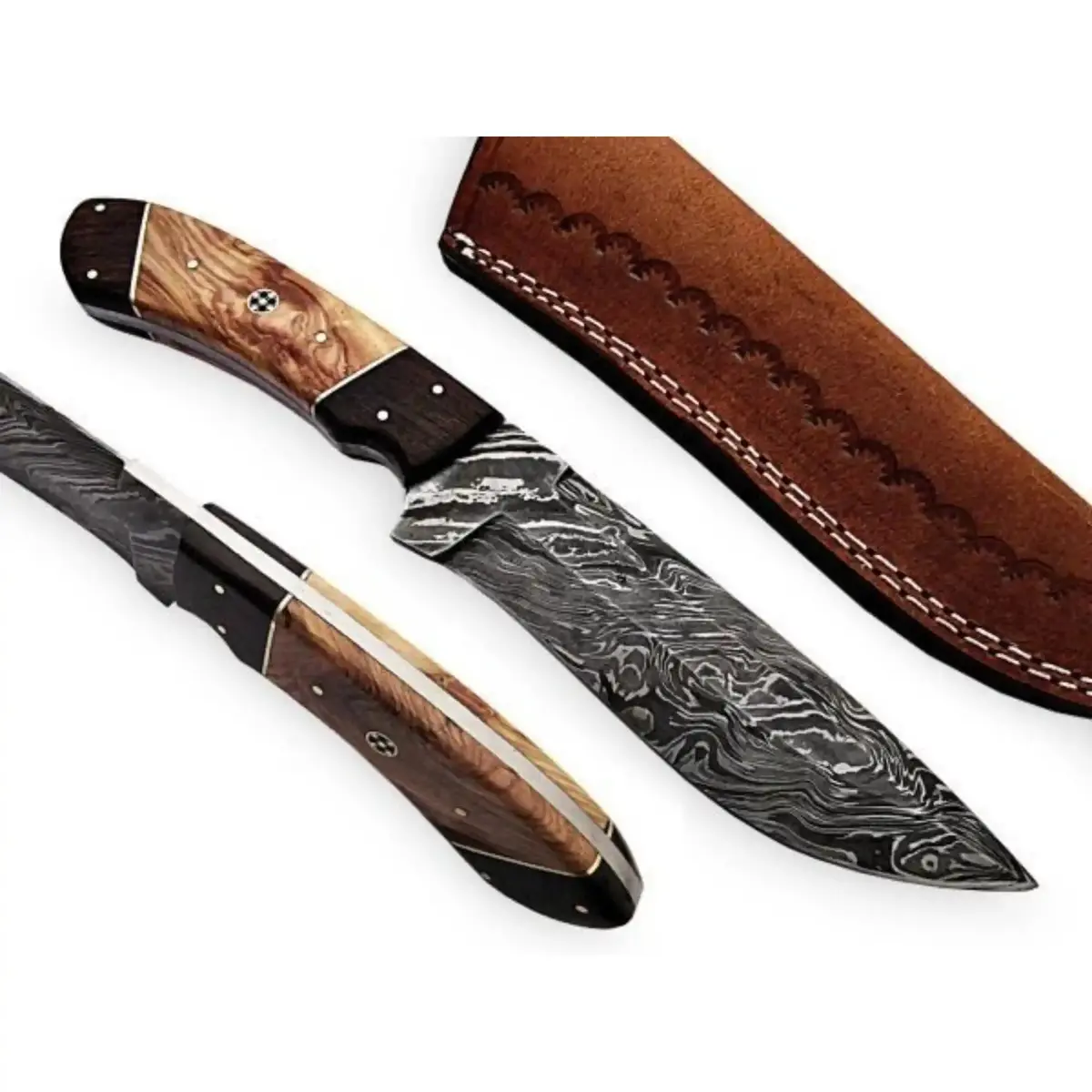 Handmade Bush-Craft Knife Damascus Steel 1