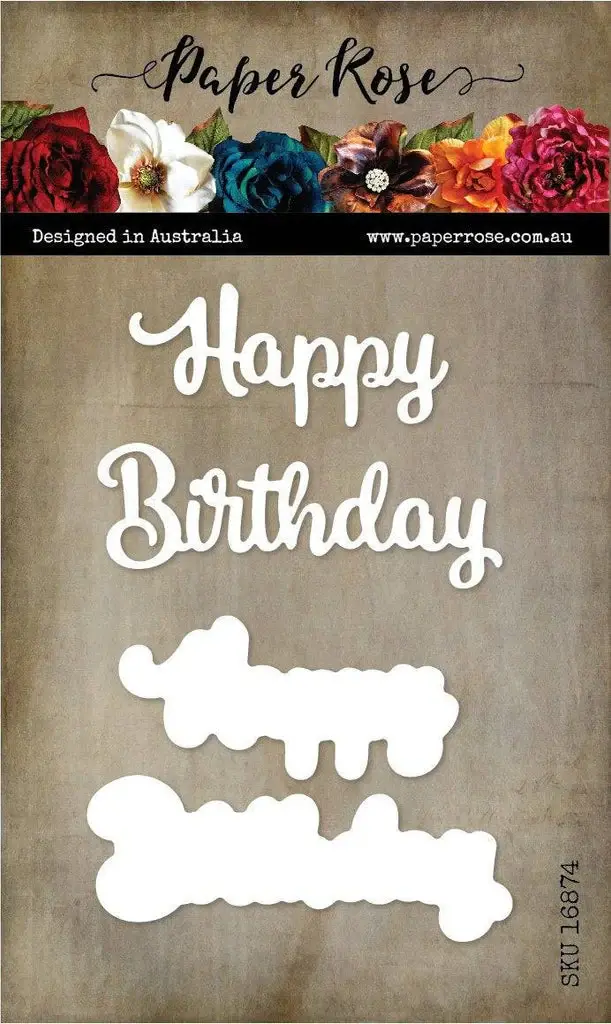 Happy Birthday Large Layered Metal Cutting Die 16874 1