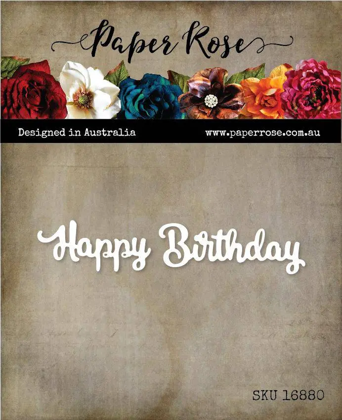 Happy Birthday Small Metal Cutting Die 16880 1