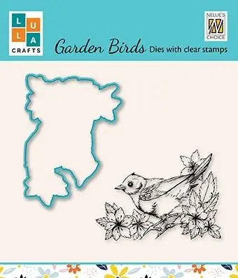 Garden Birds 2 - Die And Clear Stamp 1
