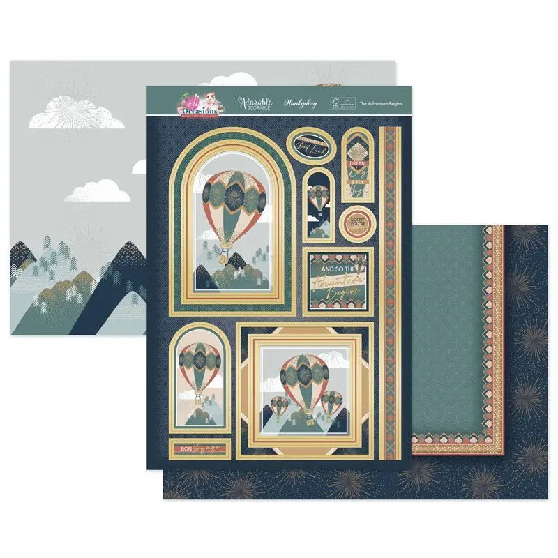 The Adventure Begins Luxury Topper Set 1
