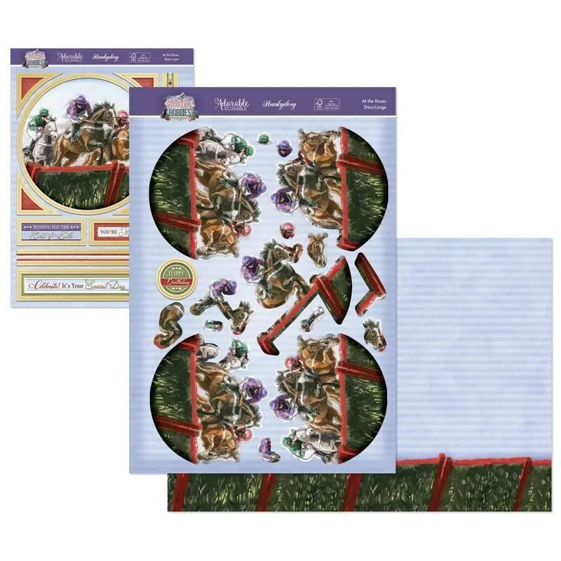 Sports & Hobbies Deco-Large Set - At The Races 1