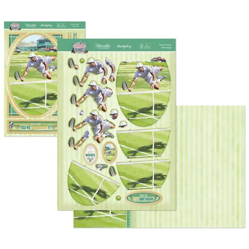 Sports & Hobbies Deco-Large Set - Time For Tennis 1