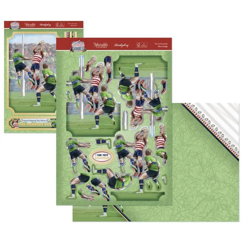 Sports & Hobbies Deco-Large Set - You're Scrummy 1