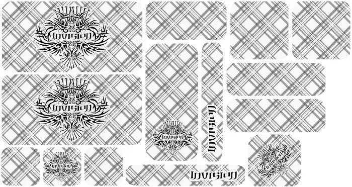 Invision Plaid - Universal Sticker Set 1